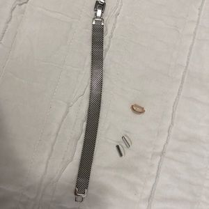 Keep Collective mesh bracelet and birth charm